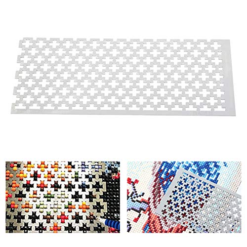 Garosa Diamantmalerei-Lineal, 6,2 x 2,8 Zoll, Edelstahl, Präzisions-Edelstahl-Lineal, Diamant-Strassstickerei-Tool, RULER, Silber, 15,8 x 7,2 cm Garosa Diamantmalerei-Lineal, 6,2 x 2,8 Zoll, Edelstahl, Präzisions-Edelstahl-Lineal, Diamant-Strassstickerei-Tool, RULER, Silber, 15,8 x 7,2 cm von Garosa