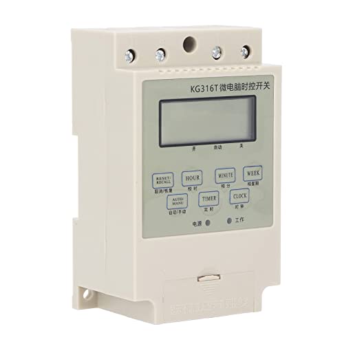Garosa Digital Timer Switch Electronic Time Control Switch Programmierbar mit 8 10 16 Gruppen Speicher für Straßenlaternen -Warmwasserbereiter Ladegerät 220 V 25a Garosa Digital Timer Switch Electronic Time Control Switch Programmierbar mit 8 10 16 Gruppen Speicher für Straßenlaternen -Warmwasserbereiter Ladegerät 220 V 25a von Garosa