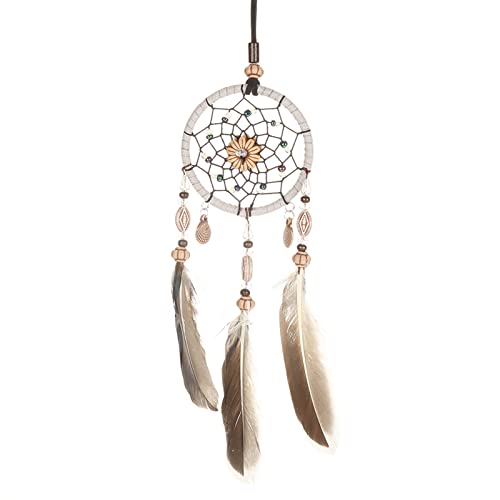 Garosa Dream Catcher,Traumfänger mit Feder Muscheln Handgemachte Hängende Handwerk Geschenk Wohnzimmer Dekoration von Garosa