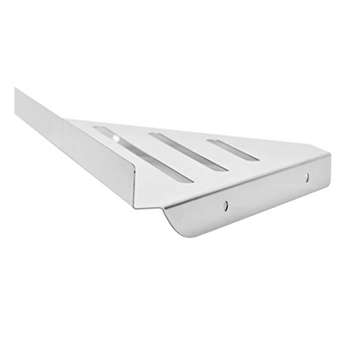 Garosa Edelstahl Dreieckige Dusche Eckregal Lagerregal Badregal Organizer Dusche Zubehör für Home Hotel Küchenhalterung Wand Silber Polieren Finish(Punching Type),Gestell von Garosa