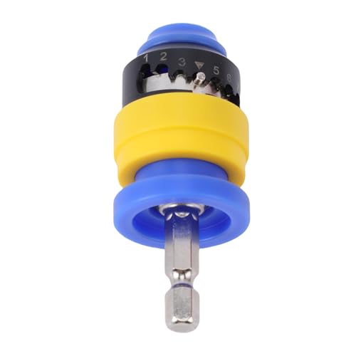 Garosa Einstellbare Magnetschrauben -Tiefe, Bithalter Zum Bohr- und Befestigungsaufgaben mit Grenze Zur Sicherheit, die aus 40cr V -Stahl, ABS, 2 Bis 8 Mm Tiefe Gefertigt Wurde von Garosa