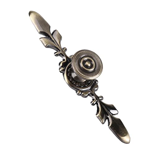Garosa Europäischer Möbelgriff, Zink -Legierungsknopf Ziehen für Schrankschubladen -Kommoden mit Retro -elegantem Design und 4 Farboptionen (Kleiner Satz Qinggu) von Garosa