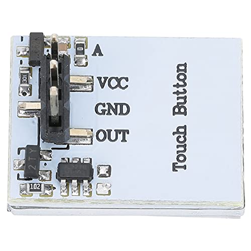 Garosa Kapazitiver Touch Switch, kein Mechanischer Verschleiß, Touchschalter, Anpassbares Design, Empfindliche Note für die Relaissteuerung (Rot) von Garosa