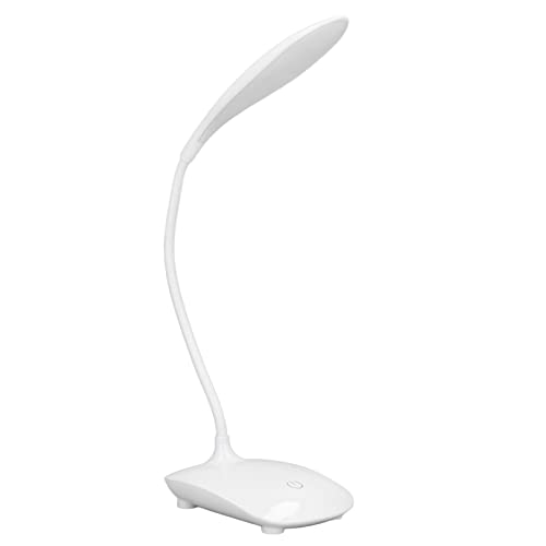 Garosa LED Leselicht LED Schreibtisch Tischlampe Touch Control USB Wiederaufladbar 3 Beleuchtungsmodi 360° Flexible Schwanenhalslampe für Kinder Studentenwohnheim Schlafzimmer Weißes Licht von Garosa