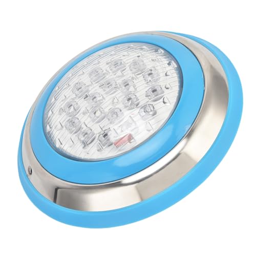 Garosa LED-Poolbeleuchtung, LED-Schwimmbadbeleuchtung, Tauchleuchte, Weißes Licht, Teichbeleuchtung für die Dekoration von Schwimmbadteichen, Landschaftsteichbeleuchtung (54W) von Garosa