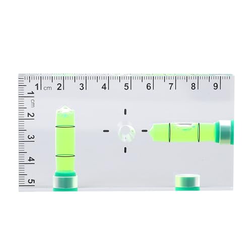 Garosa Mini -Level -Lineal mit Eingebetteten Blasen Kompaktes Acryl Werkzeug für Horizontale und Vertikale Messung 95x50x13 Mm für Tischler und Holzarbeiter Garosa Mini -Level -Lineal mit Eingebetteten Blasen Kompaktes Acryl Werkzeug für Horizontale und Vertikale Messung 95x50x13 Mm für Tischler und Holzarbeiter von Garosa