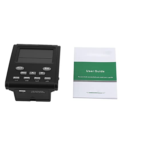 Garosa Multifunktions-Digital-Wecker Automatische Islamischer Wecker Digital Muslim Gebet Alarm LCD Automatische Wand Islam Tisch Tischuhr für Zuhause von Garosa
