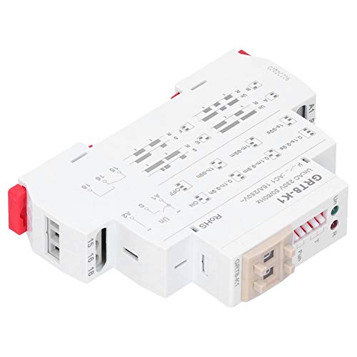 Garosa Multifunktionszeit Relais AC 230V 50/60 Hz Digitales Einstellen Digitaler Elektronischer Controller mit 4 Verzögerungsmodi GRT8 -K1 One Open One Close Din Rail Garosa Multifunktionszeit Relais AC 230V 50/60 Hz Digitales Einstellen Digitaler Elektronischer Controller mit 4 Verzögerungsmodi GRT8 -K1 One Open One Close Din Rail von Garosa