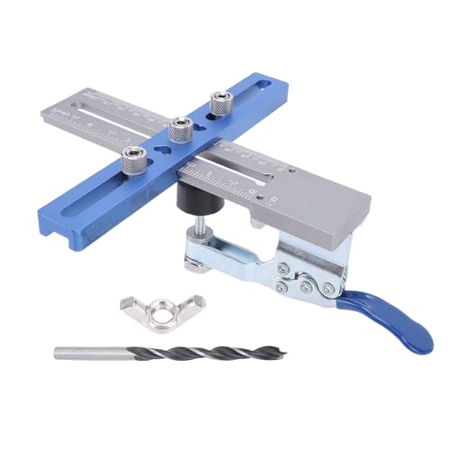 Garosa Schubladen Griff Punch Locator Schrank Griff Jig Template Werkzeug mit Zwei Maßstäben Metrisch und Imperial Schiebe-Design 6061 Aluminium Legierung 304 Edelstahl für Holz Garosa Schubladen Griff Punch Locator Schrank Griff Jig Template Werkzeug mit Zwei Maßstäben Metrisch und Imperial Schiebe-Design 6061 Aluminium Legierung 304 Edelstahl für Holz von Garosa