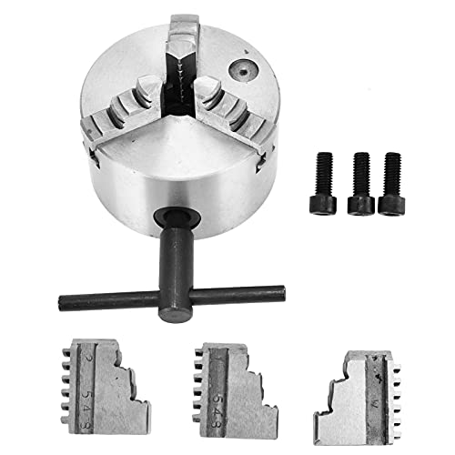 Garosa Selbst Zentrierende Drehstärke Chuck Metal 3 Kiefer Chuck Knotengusswaste 0,05 Mm Zum Hängenden Schaftscheibe Equilaterales Dreieck (K11-100) von Garosa