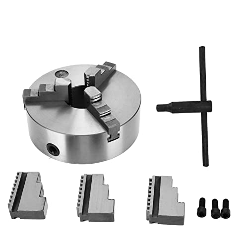 Garosa Selbst Zentrierende Drehstärke Chuck Metal 3 Kiefer Chuck Knotengusswaste 0,05 Mm Zum Hängenden Schaftscheibe Equilaterales Dreieck (K11-250) von Garosa