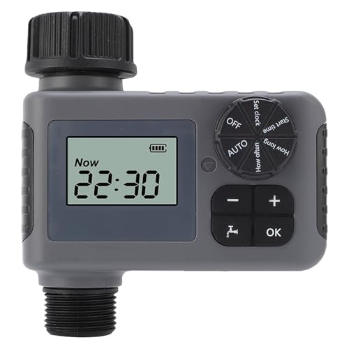 Garosa Smart Programmierbarer Sprinkler -Timer für Gartenflockenschlauchkontrolle mit Manuellem Bewässerung, Tropfbewässerung für Rasen, Wasserdicht, Starkes Material Garosa Smart Programmierbarer Sprinkler -Timer für Gartenflockenschlauchkontrolle mit Manuellem Bewässerung, Tropfbewässerung für Rasen, Wasserdicht, Starkes Material von Garosa