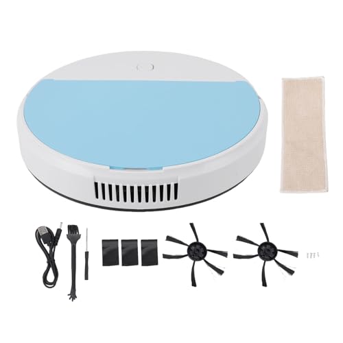 Garosa Smart Sweep Roboter Vakuum MOP Combo Leistungsstarke Saugversaug Wiederaufladbar 3 in 1 Haustier Haare Hartböden Teppiche Integrierte Reinigungsabfall -Sensor 1200mAh von Garosa