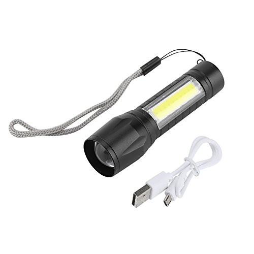 Garosa Teleskopische Taschenlampe Wasserdicht Tragbar XPE COB 4 Modi LED Regendicht Beleuchtung Lampe für Radfahren Wandern Camping Notfall Outdoor von Garosa