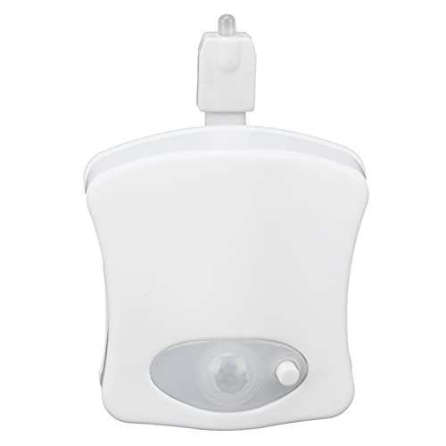 Garosa Toiletten-Sensor-Licht mit 8-Farben-LED-hängender Menschlicher Körper Toiletten-Abdeckungslampe Nachtlicht Bewegungsaktiviertes Toiletten-Licht ABS für Badezimmer von Garosa