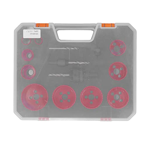 Garosa Universal Hole Saw Kit Schneidet Effizient Metallholz -Kunststoff für -Enthusiasten, Hochgeschwindigkeitsstahl Set für Projekte Zur Verbesserung der Heimatverbesserung von Garosa