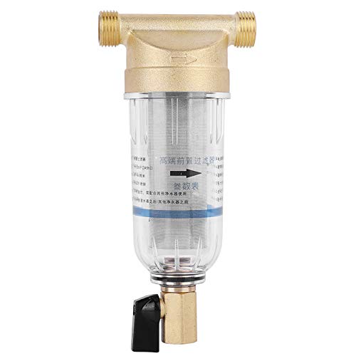 Wiederverwendbare Spin-Down-Sediment-Wasserfilter Wasserhahn Wasserfilter Wasser-Vorfilter-Sedimentfilter für Brunnenwasserschlauch-Sedimentfilter(1/2" Male Thread) von Garosa