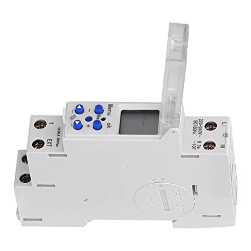 Garosa Wöchentliche Programmierbare Digital Timer Switch, 58 Speicherorte, Hohes Maß an Intelligenz und Gute Leistung, AC220V DIN Rail Mount Garosa Wöchentliche Programmierbare Digital Timer Switch, 58 Speicherorte, Hohes Maß an Intelligenz und Gute Leistung, AC220V DIN Rail Mount von Garosa