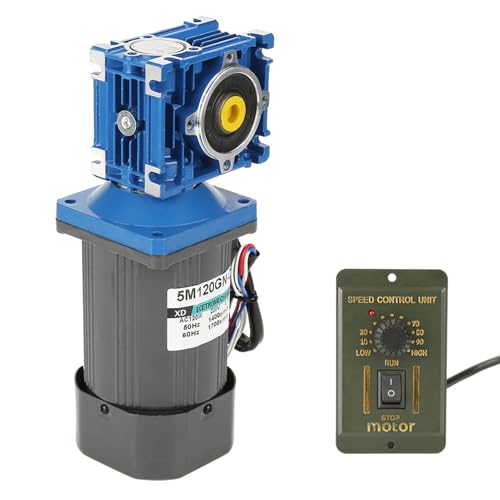 Garosa Zahnradmotor Effiziente Selbstverriegelte Wurmgeschwindigkeit Einstellbarer CW/CCW-Motor für Heimautomationssysteme (#2) von Garosa
