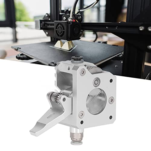 Gehärteter Stahl Silber Dual Gear Extruder MK8 3D Drucker Zubehör Ersatzteil für Prusa I3 Mk3(Right hand) von Garosa