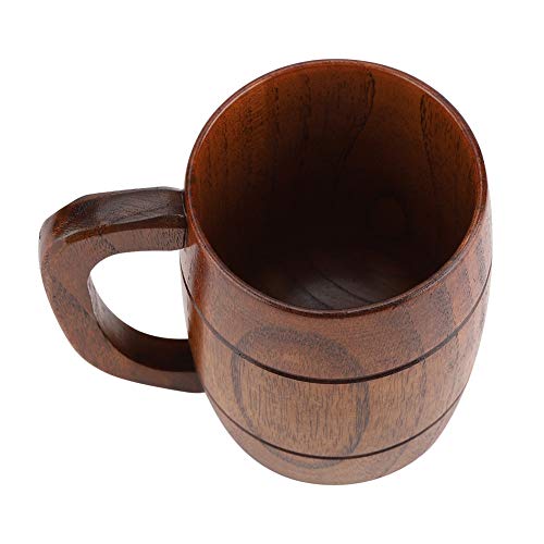 Holz Bier Tasse Fass Geformt Retro Große Kapazität Tee Kaffee Klassische Trinkbecher mit Griff von Garosa