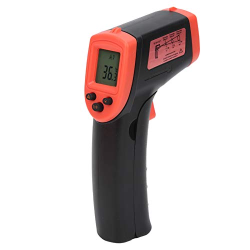 HW600 Berührungsloses Infrarot-Thermometer mit LCD Display - Digitales Temperaturmessgerät für Kochen und Backen - Infrarot-Thermometer Rot von Garosa