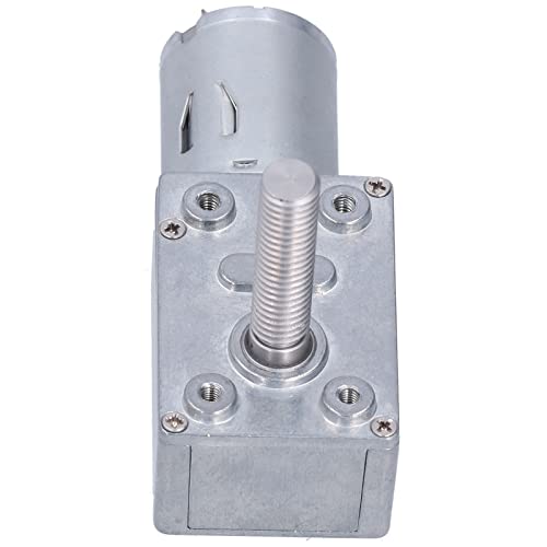 Jgy-370 Industrieantrieb Schneckengetriebemotor M8 Gewindewelle Langsamer Motor Selbsthemmender Getriebemotor für DIY Roboter Drehtisch Türschloss Vorhang Maschine (Dc6V 6Rpm) von Garosa