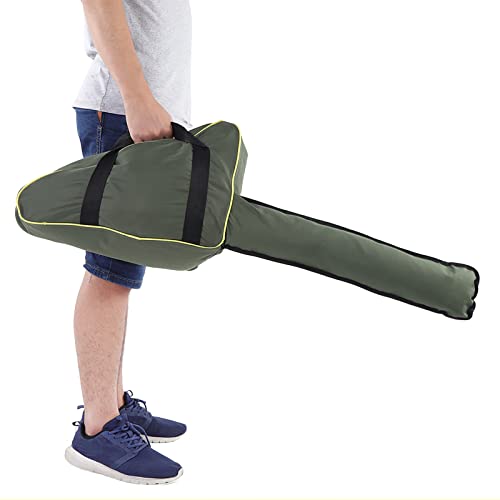 Garosa Tasche für Kettensäge Tragetasche Wasserdicht Motorsägentasche Aufbewahrungstasche Holzbearbeitung Orange(Grün) von Garosa