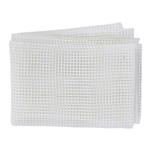 Klarer Kunststoff Mesh Canvas Kit Mesh DIY Teppich Canvas Teppichherstellung Stoff Canvas Teppich esh Strickblätter für Stickereien(150x100cm) von Garosa