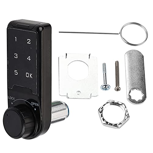 Kombinationsschloss Touch Keypad Passwort Elektronisch Sicherheit Digital Lock für Schule Angestellter Gym Sports Locker(#1) von Garosa