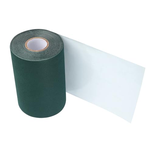 Kunstrasen-Nähband 10 m x 15 cm selbstklebendes Kunstrasenband zur Befestigung von Kunstrasen für den Außenbereich Garten Rasen Teppich von Garosa