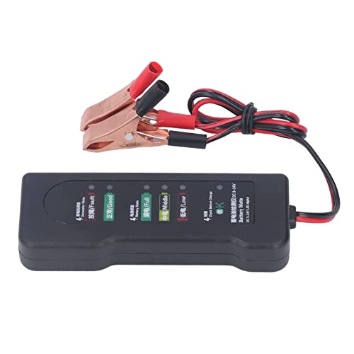 LED-Anzeigeauto-Batterie-Tester BM560 100-2000 CCA Auto-Batterie-Testeranalysator mit Drucker, Temperaturüberwachung für Autos Motorräder Boote von Garosa