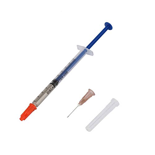 Leitfähige Silberpasten-Spritze Schnelltrocknende Silber-Wärmeleitpaste für Kühler Kühlkörperpastenfett für die Reparatur von Tastaturplatinen(0.4ML) von Garosa