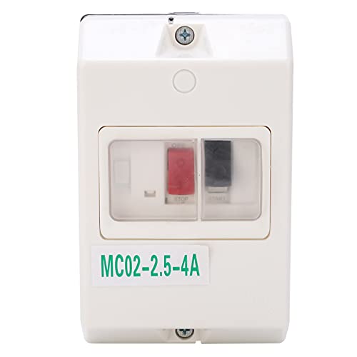 MC02-2.5-4A 220V/380V Motorschutzschalter Isolator Leistungsschalter Wasserdichter Schutz für Stromverteilungsleitungsschutz und Seltene Lastumwandlung von Garosa