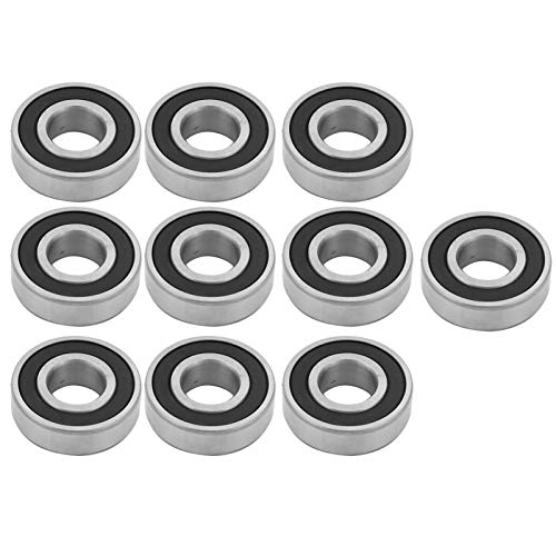 10 Stück Kugellager Rillenkugellagern 6203-2RS 17x40mm geräuschlos langsam laufend stabile Leistung für DIY Motoren Drehbänke 3D-Drucker von Garosa