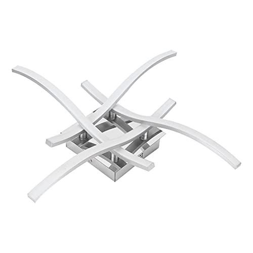 Pendelleuchte, LED-Deckenleuchte, 25 W Moderne Gebogene Lampe, Weißes Schlafzimmerlicht, Neuartige Beleuchtungsleuchte, für Leuchten in der Nähe der Decke von Garosa