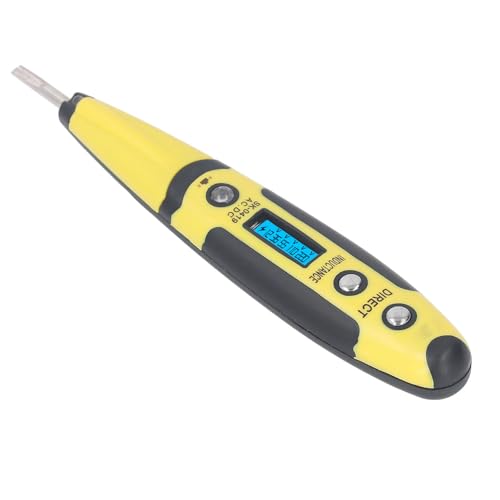 Stift-Digital-Multimeter, Digitaler AC-DC-Spannungsprüfer, Stift, LED-Anzeige, Teststift, Voltmeter-Sensor für Live-Null-Draht-Beurteilung von Garosa