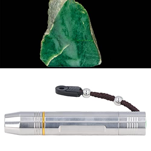 Taschen-LED-Taschenlampe, Edelstahl-Taschenlampe, Jade, Beurteilungslicht, Detektorlampe, Taschenlampen-Identifizierung für Schmuck, Edelsteine, Diamanten von Garosa