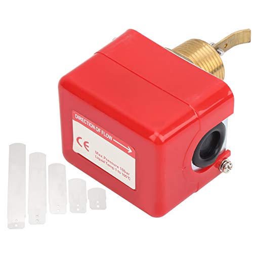 Wasserflussschalter, HFS-25 1 Zoll Gewindepaddel-Paddel-Flüssigkeitswasserstrompaddelsteuerschalter SPT AC220V 15a mit Paddeln, Durchfluss von Science Labor Fließmessern von Garosa