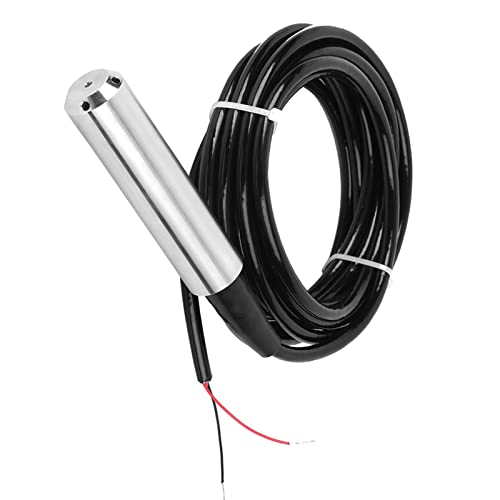 Wasserstandsensor, TL-136 Flüssigkeitsstandgeber, 12-32VDC 4-20mA 304 Edelstahl Signalausgang Wasserstandsensor, Industrielle Durchflussschalter (Reichweite 0-2 Meter) von Garosa