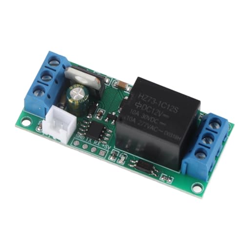 YYLOCK-1 Switch-Modul Selbsthemmender Smart Relay Schalter High-Level-Trigger-Relaismodul EinStart-Stopp-Selbsthemmender Optokoppler 5/12 V / 24V zum Garagenkamin DIY Garagentoröffner (12 V) von Garosa