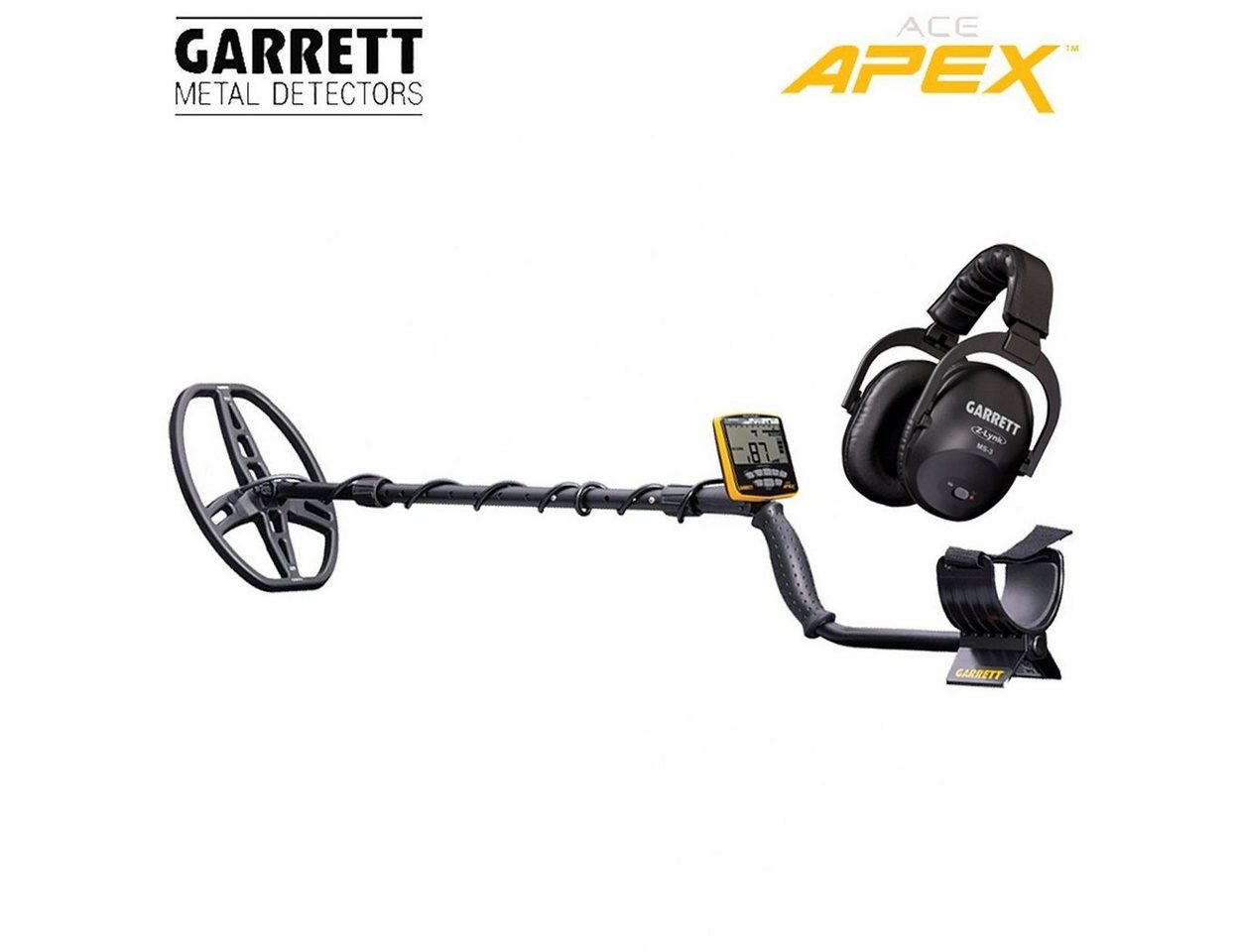 Garrett Metalldetektor Ace APEX Raider (Wireless Pack) Metalldetektor von Garrett