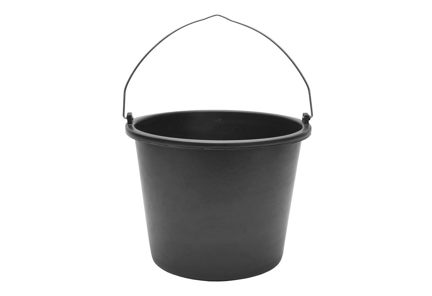 Garronda Baueimer Robuster Baueimer aus strapazierfähigem PE mit Metallhenkel GD-0168, (Set, 2-tlg., 2), Mischen von Beton, Mörtel, Gips, Kleber, Sand, Erde, Wasser, Schutt von Garronda