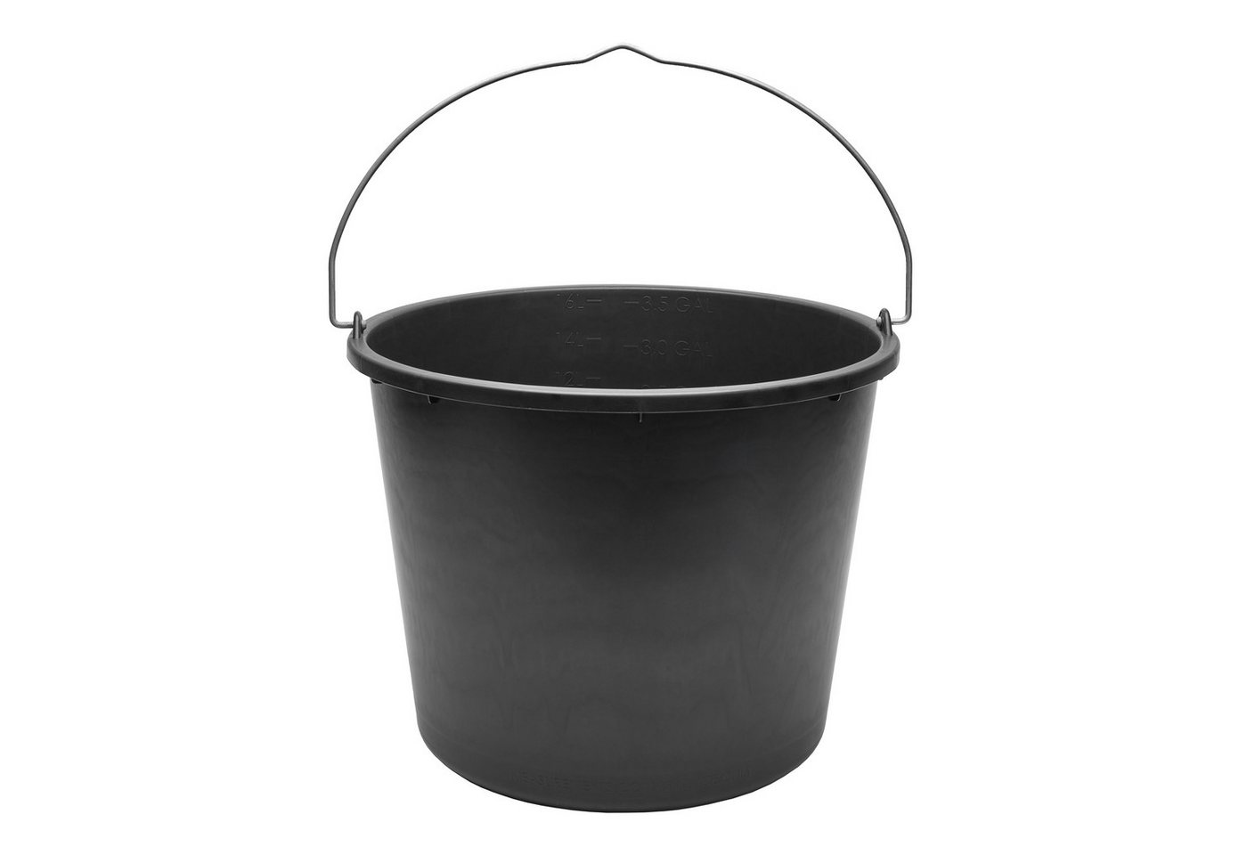 Garronda Baueimer Robuster Baueimer aus strapazierfähigem PE mit Metallhenkel GD-0168, (Set, 2-tlg., 2), Mischen von Beton, Mörtel, Gips, Kleber, Sand, Erde, Wasser, Schutt von Garronda