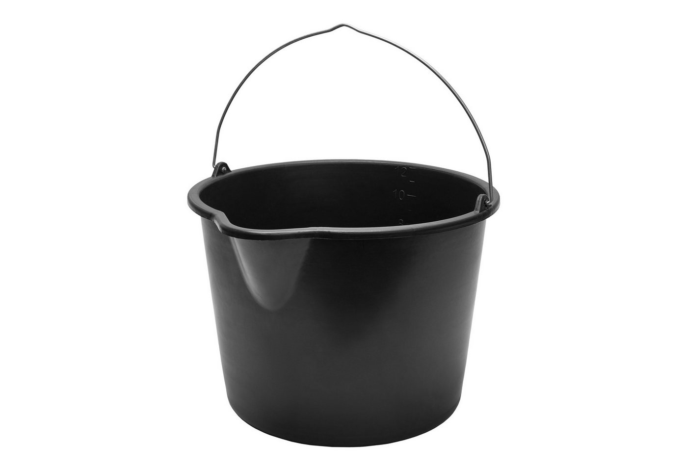 Garronda Baueimer Robuster Baueimer aus strapazierfähigem PE mit Metallhenkel GD-0168, (Set, 20-tlg., 20), Mischen von Beton, Mörtel, Gips, Kleber, Sand, Erde, Wasser, Schutt von Garronda