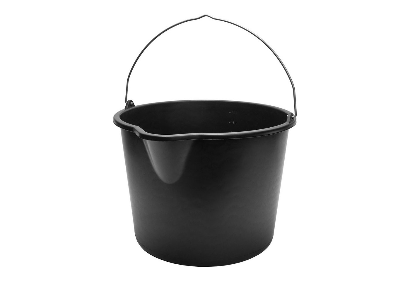 Garronda Baueimer Robuster Baueimer aus strapazierfähigem PE mit Metallhenkel GD-0168, (Set, 3-tlg., 3), Mischen von Beton, Mörtel, Gips, Kleber, Sand, Erde, Wasser, Schutt von Garronda