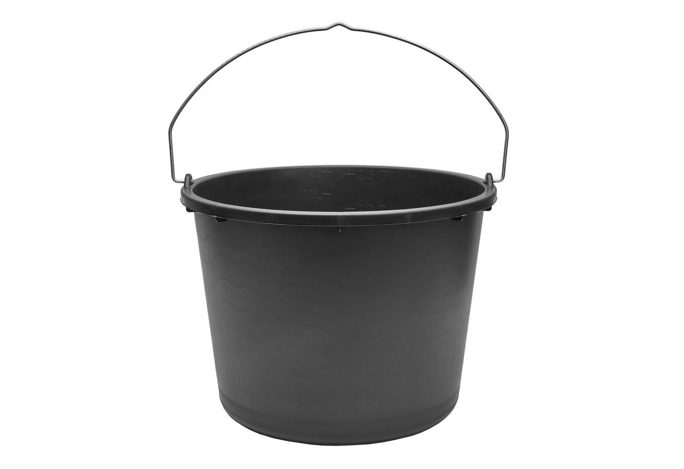 Garronda Baueimer Robuster Baueimer aus strapazierfähigem PE mit Metallhenkel GD-0168, (Set, 3-tlg., 3), Mischen von Beton, Mörtel, Gips, Kleber, Sand, Erde, Wasser, Schutt von Garronda