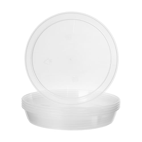 Garronda Blumentopf Untersetzer GD-0026 (5 Stück Transparent, ⌀ 12cm H 1,8cm) von Garronda