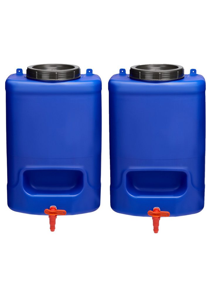 Garronda Kanister 20L Weithalskanister Wasserkanister mit Hahn BPA-frei Kanister GD-0084 (1 St), für Lebensmittel und Chemikalien von Garronda