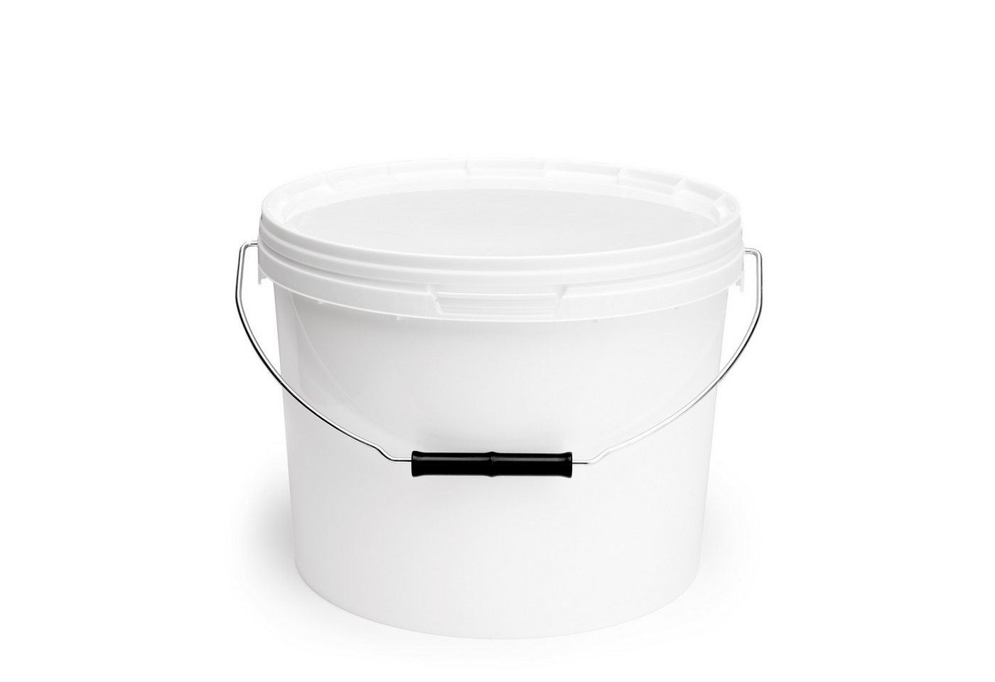 Garronda Putzeimer Eimer mit Deckel 13 L für Lebensmittel und Chemikalien GD-0119, (20-tlg., Set), Weiß von Garronda